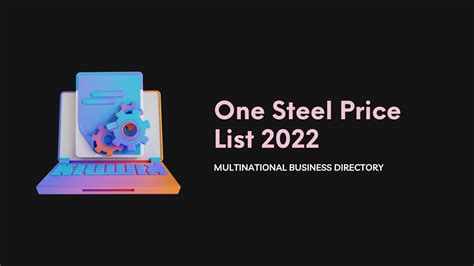 onesteel price list